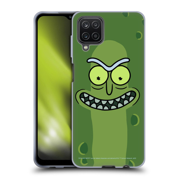 Rick And Morty Season 3 Graphics Pickle Rick Soft Gel Case for Samsung Galaxy A12 (2020)