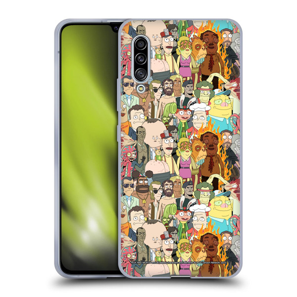 Rick And Morty Season 3 Graphics Interdimensional Space Cable Soft Gel Case for Samsung Galaxy A90 5G (2019)