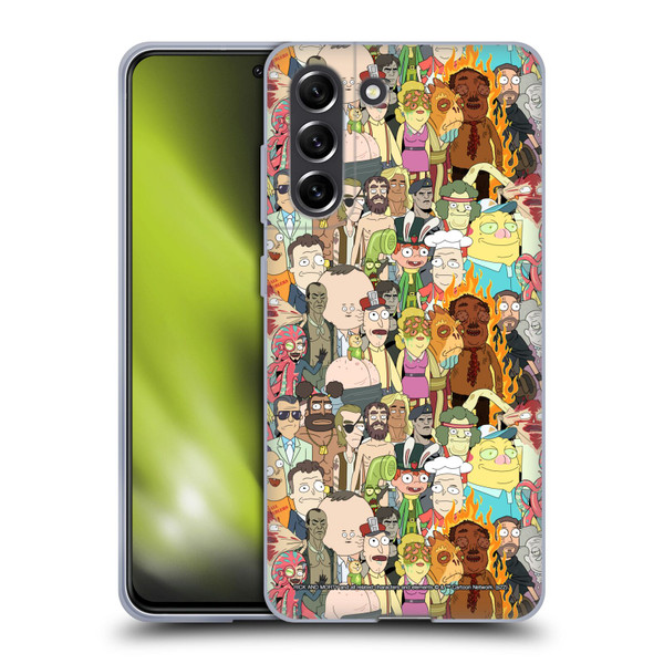 Rick And Morty Season 3 Graphics Interdimensional Space Cable Soft Gel Case for Samsung Galaxy S21 FE 5G