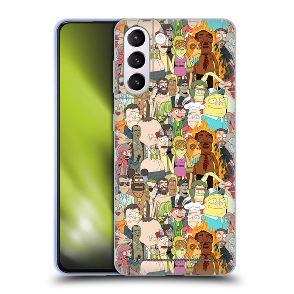 Rick And Morty Season 3 Graphics Interdimensional Space Cable Soft Gel Case for Samsung Galaxy S21+ 5G