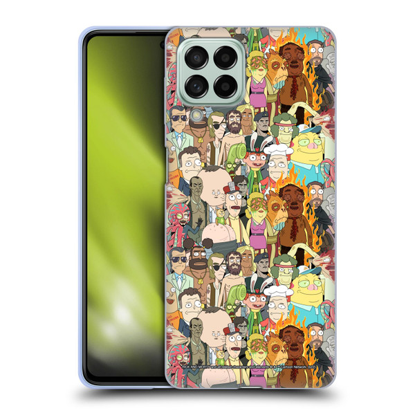 Rick And Morty Season 3 Graphics Interdimensional Space Cable Soft Gel Case for Samsung Galaxy M53 (2022)