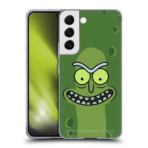 Rick And Morty Season 3 Graphics Pickle Rick Soft Gel Case for Samsung Galaxy S22 5G