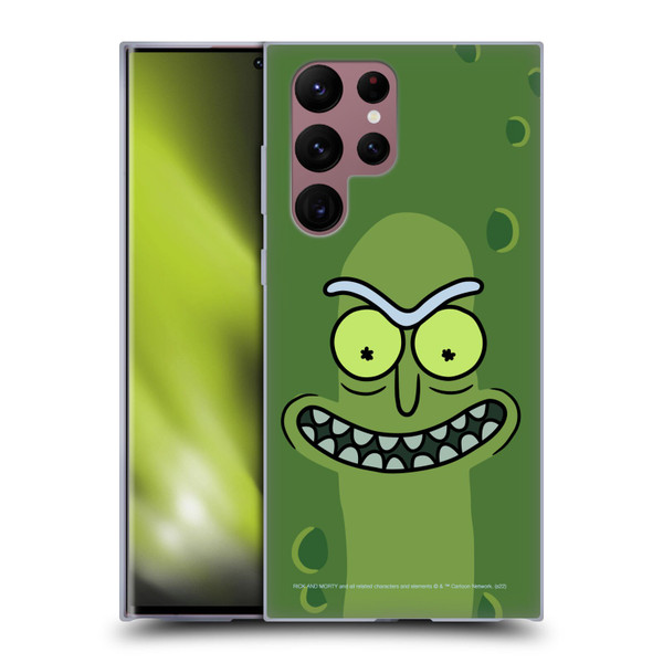 Rick And Morty Season 3 Graphics Pickle Rick Soft Gel Case for Samsung Galaxy S22 Ultra 5G