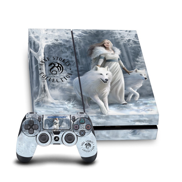 Anne Stokes Art Mix Winter Guardians Vinyl Sticker Skin Decal Cover for Sony PS4 Console & Controller