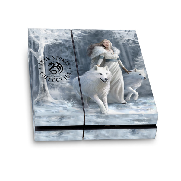 Anne Stokes Art Mix Winter Guardians Vinyl Sticker Skin Decal Cover for Sony PS4 Console