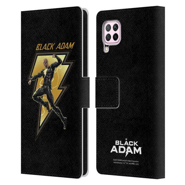 Black Adam Graphics Black Adam 2 Leather Book Wallet Case Cover For Huawei Nova 6 SE / P40 Lite