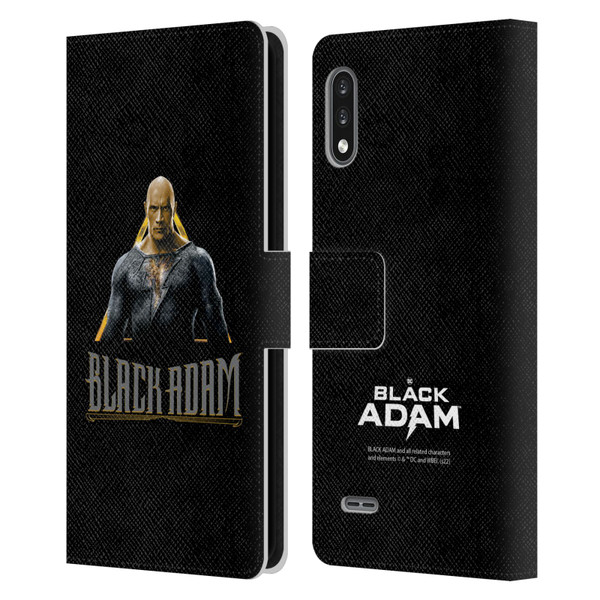 Black Adam Graphics Black Adam Leather Book Wallet Case Cover For LG K22