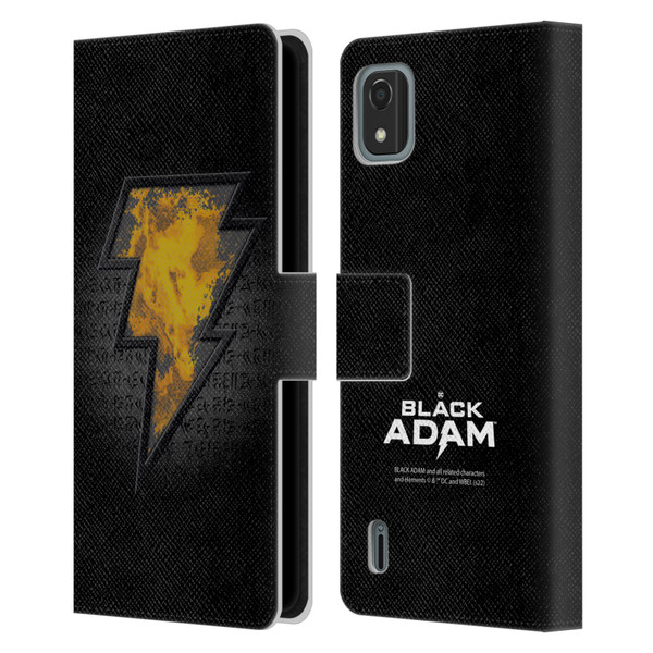 Black Adam Graphics Icon Leather Book Wallet Case Cover For Nokia C2 2nd Edition