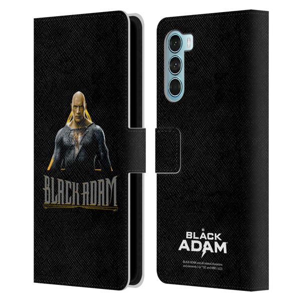 Black Adam Graphics Black Adam Leather Book Wallet Case Cover For Motorola Edge S30 / Moto G200 5G
