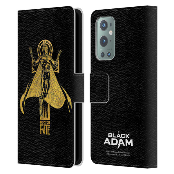 Black Adam Graphics Doctor Fate Leather Book Wallet Case Cover For OnePlus 9