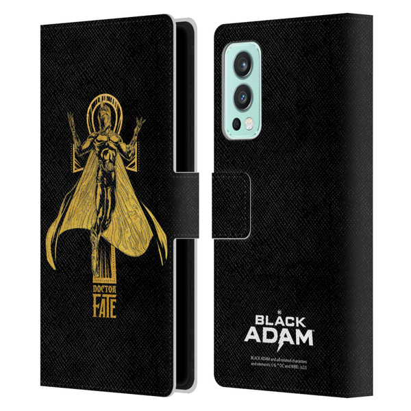 Black Adam Graphics Doctor Fate Leather Book Wallet Case Cover For OnePlus Nord 2 5G