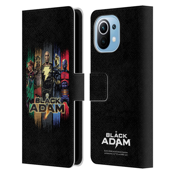 Black Adam Graphics Group Leather Book Wallet Case Cover For Xiaomi Mi 11