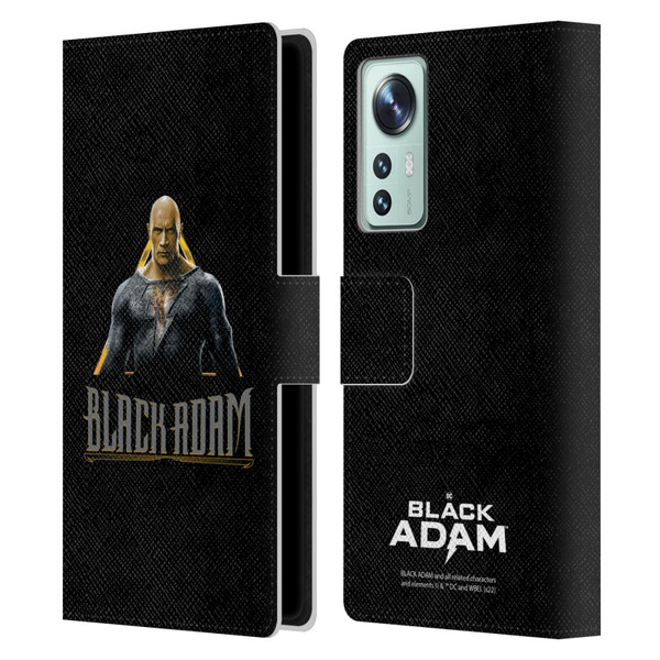 Black Adam Graphics Black Adam Leather Book Wallet Case Cover For Xiaomi 12