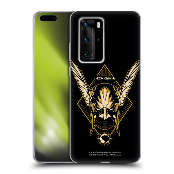Black Adam Graphics Hawkman Soft Gel Case for Huawei P40 Pro / P40 Pro Plus 5G