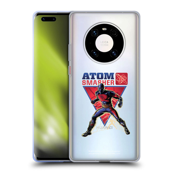 Black Adam Graphics Atom Smasher Soft Gel Case for Huawei Mate 40 Pro 5G