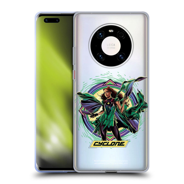 Black Adam Graphics Cyclone Soft Gel Case for Huawei Mate 40 Pro 5G