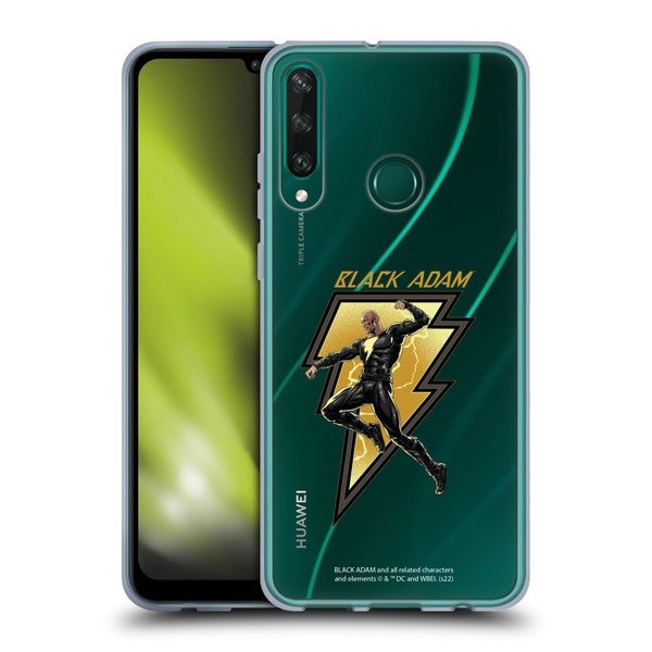 Black Adam Graphics Black Adam 2 Soft Gel Case for Huawei Y6p