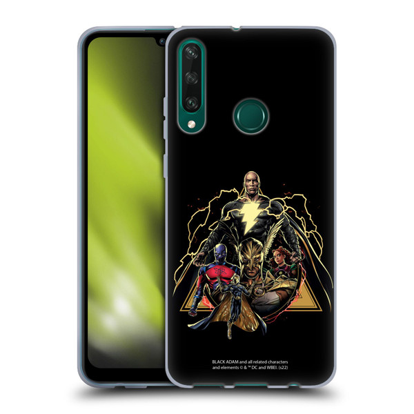 Black Adam Graphics Group Soft Gel Case for Huawei Y6p