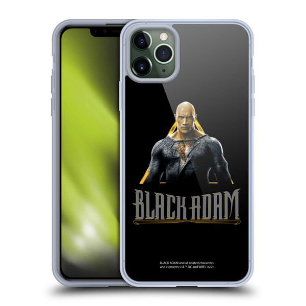 Black Adam Graphics Black Adam Soft Gel Case for Apple iPhone 11 Pro Max