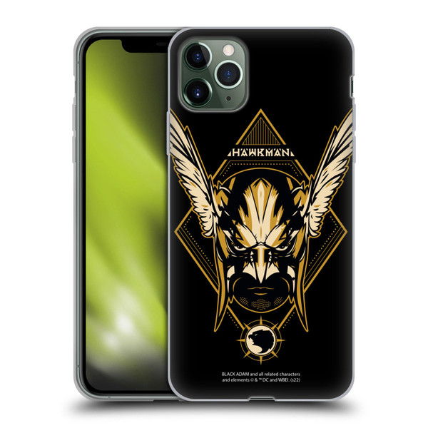 Black Adam Graphics Hawkman Soft Gel Case for Apple iPhone 11 Pro Max