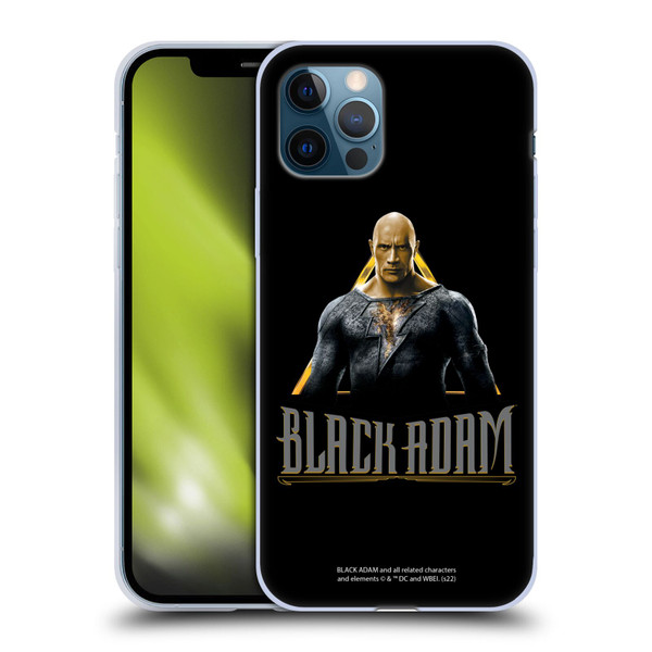 Black Adam Graphics Black Adam Soft Gel Case for Apple iPhone 12 / iPhone 12 Pro