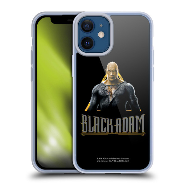 Black Adam Graphics Black Adam Soft Gel Case for Apple iPhone 12 Mini