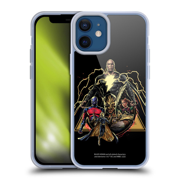 Black Adam Graphics Group Soft Gel Case for Apple iPhone 12 Mini