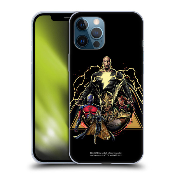 Black Adam Graphics Group Soft Gel Case for Apple iPhone 12 Pro Max
