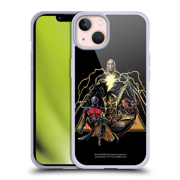 Black Adam Graphics Group Soft Gel Case for Apple iPhone 13