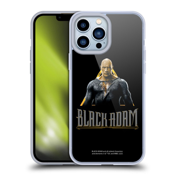 Black Adam Graphics Black Adam Soft Gel Case for Apple iPhone 13 Pro Max