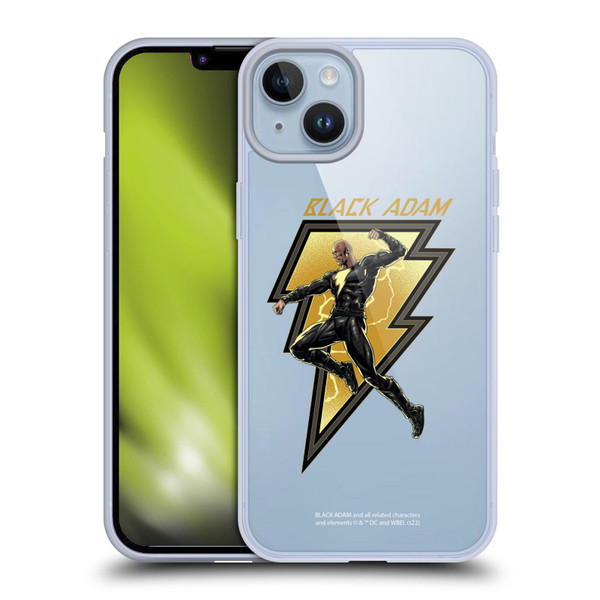 Black Adam Graphics Black Adam 2 Soft Gel Case for Apple iPhone 14 Plus