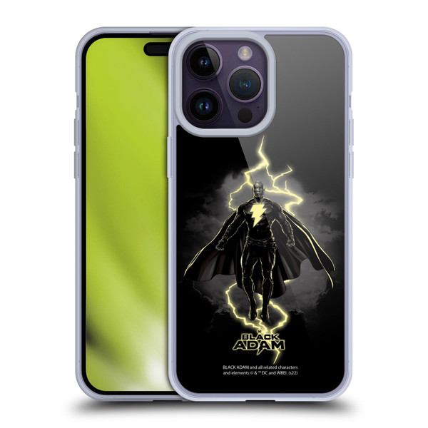 Black Adam Graphics Lightning Soft Gel Case for Apple iPhone 14 Pro Max