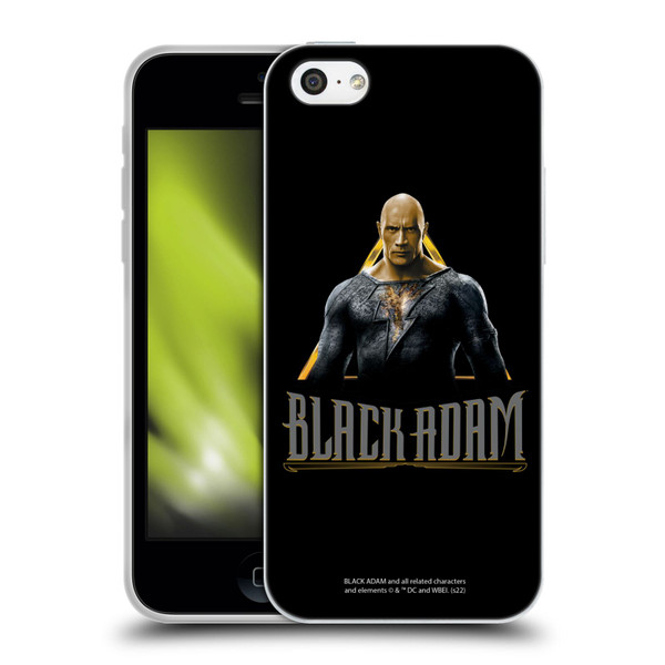 Black Adam Graphics Black Adam Soft Gel Case for Apple iPhone 5c