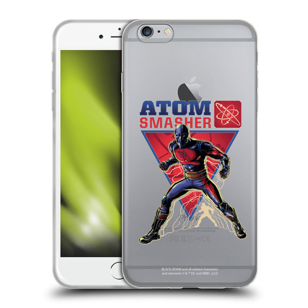 Black Adam Graphics Atom Smasher Soft Gel Case for Apple iPhone 6 Plus / iPhone 6s Plus