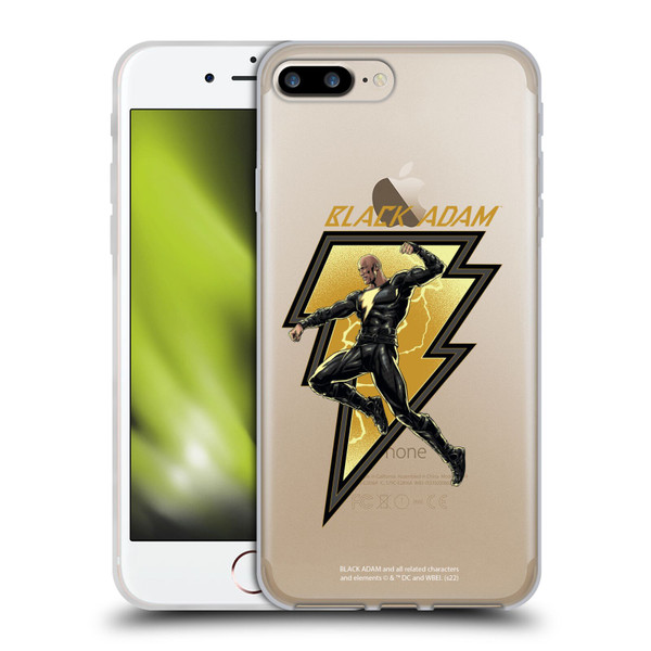 Black Adam Graphics Black Adam 2 Soft Gel Case for Apple iPhone 7 Plus / iPhone 8 Plus