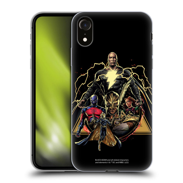 Black Adam Graphics Group Soft Gel Case for Apple iPhone XR