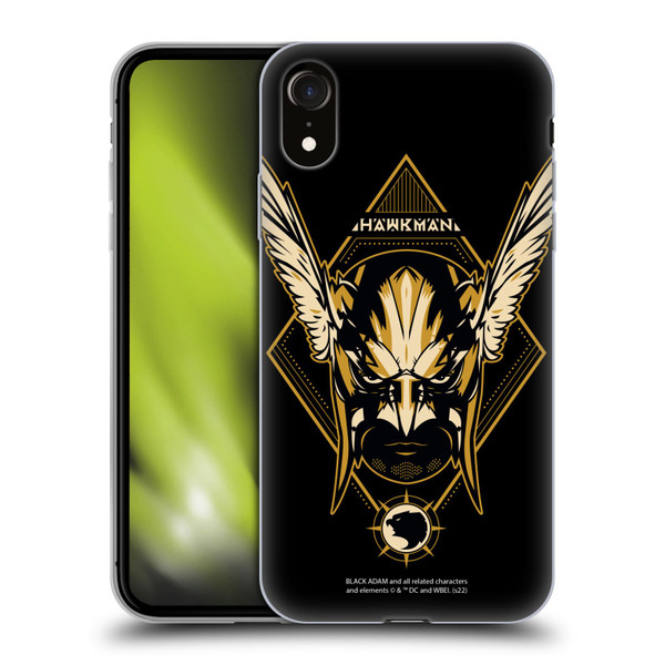 Black Adam Graphics Hawkman Soft Gel Case for Apple iPhone XR
