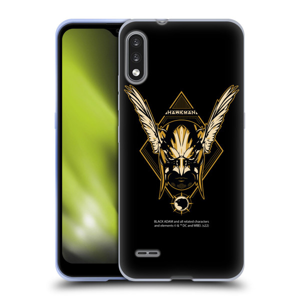 Black Adam Graphics Hawkman Soft Gel Case for LG K22