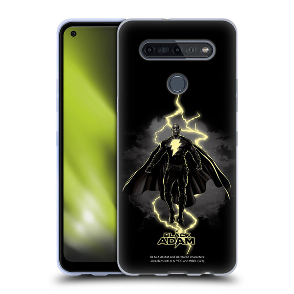 Black Adam Graphics Lightning Soft Gel Case for LG K51S