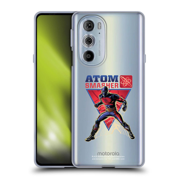 Black Adam Graphics Atom Smasher Soft Gel Case for Motorola Edge X30