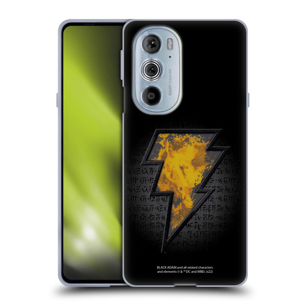 Black Adam Graphics Icon Soft Gel Case for Motorola Edge X30