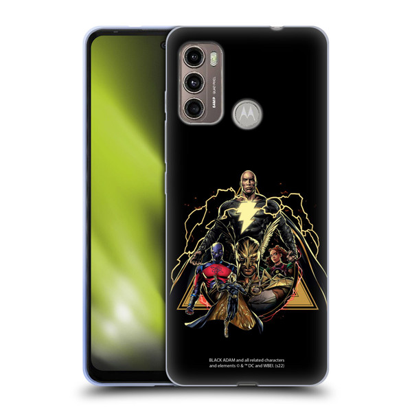 Black Adam Graphics Group Soft Gel Case for Motorola Moto G60 / Moto G40 Fusion