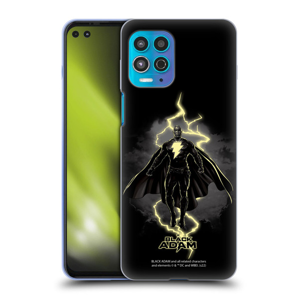 Black Adam Graphics Lightning Soft Gel Case for Motorola Moto G100