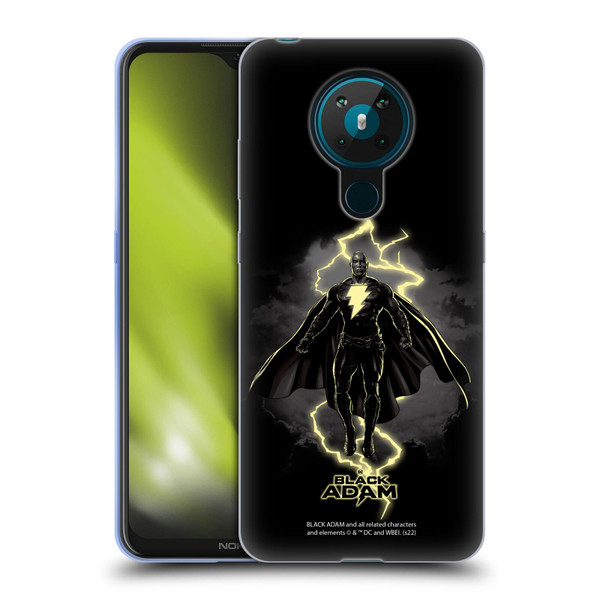 Black Adam Graphics Lightning Soft Gel Case for Nokia 5.3