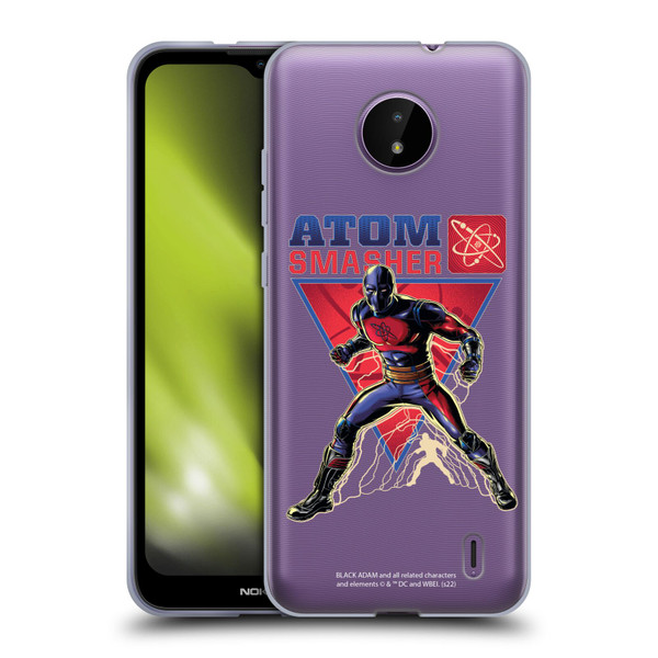 Black Adam Graphics Atom Smasher Soft Gel Case for Nokia C10 / C20
