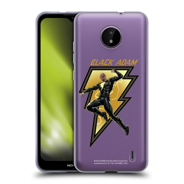 Black Adam Graphics Black Adam 2 Soft Gel Case for Nokia C10 / C20