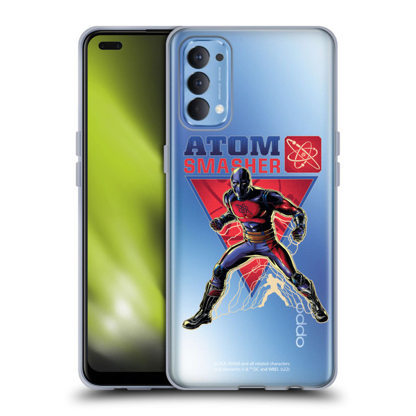 Black Adam Graphics Atom Smasher Soft Gel Case for OPPO Reno 4 5G