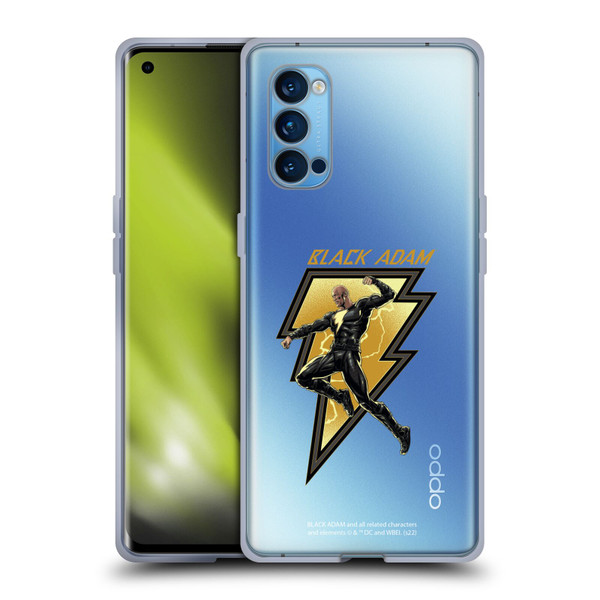 Black Adam Graphics Black Adam 2 Soft Gel Case for OPPO Reno 4 Pro 5G