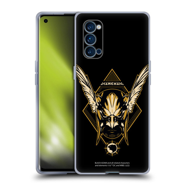Black Adam Graphics Hawkman Soft Gel Case for OPPO Reno 4 Pro 5G