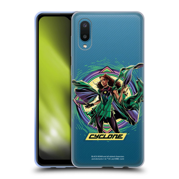 Black Adam Graphics Cyclone Soft Gel Case for Samsung Galaxy A02/M02 (2021)